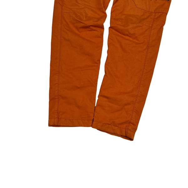 Stone Island 2019 Orange Reflective Weave Cargo Trousers - 30"