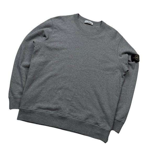 Stone Island 2021 Grey Cotton Crewneck - XXL