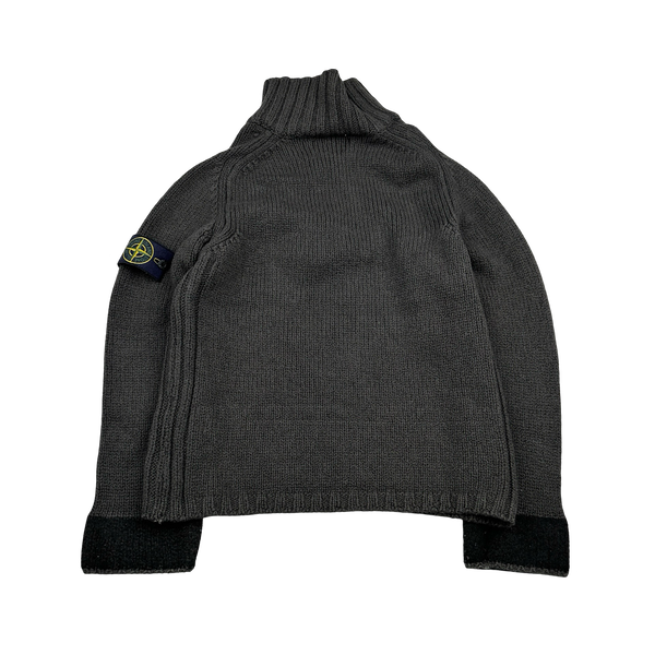 Stone Island 2002 Vintage Wool High Neck Pullover - XS