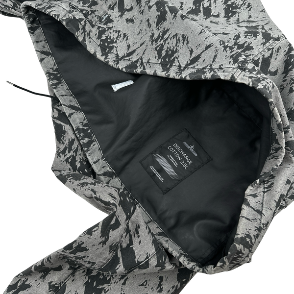 Stone Island 2018 Shadow Project Discharge Cotton 2.5L Raso Smock - Large