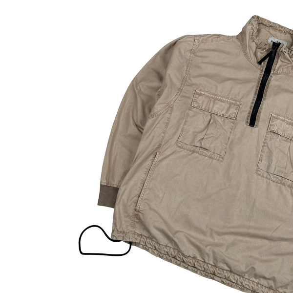 Stone Island 2020 Tan Smock Pullover Overshirt - Large