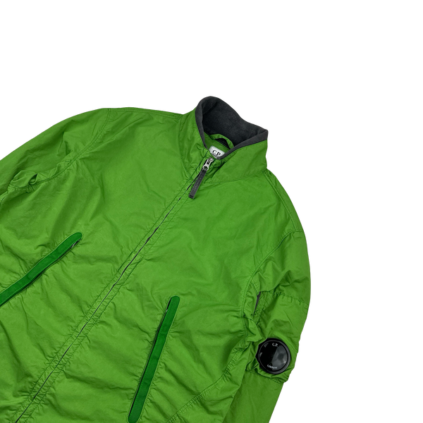CP Company Green Micro Kei Bomber Jacket - Large
