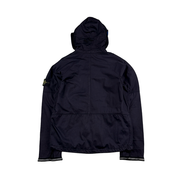 Stone Island 2004 Navy Raso Floccato Riot Mask Sniper Jacket - Medium