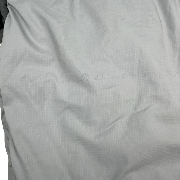 North Face Grey Summit Series Down Hooded Puffer Jacket - Small
