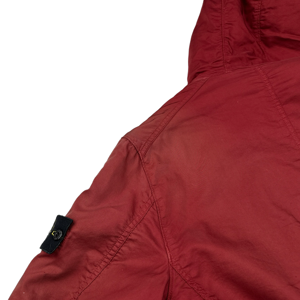 Stone Island 2013 Red Light Thermo Cotton Quilted Jacket - Large