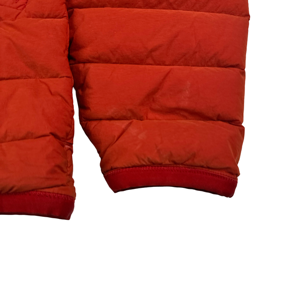 Stone Island 2019 Red Loom Woven Down Chambers Stretch Nylon TC Jacket - Medium