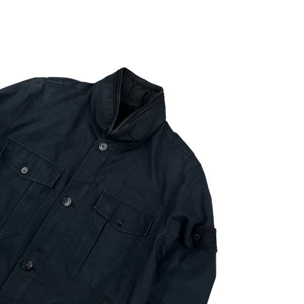 Stone Island 2014 Navy 3L Ghost Piece Performance Cotton Jacket - Medium