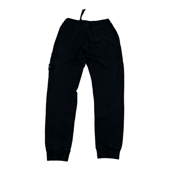 Stone Island 2016 Black Cotton Cargo Joggers - Small