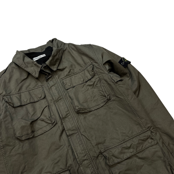 Stone Island Green David TC Dutch Rope Down Lined Winter