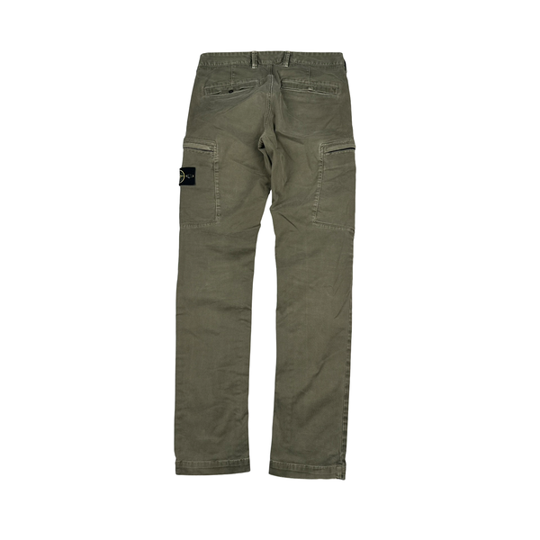 Stone Island 2014 Khaki Cargo Trousers - 29"