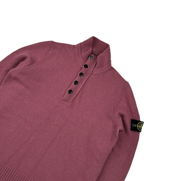 Stone Island 2014 Pink Knitted Pullover Jumper - Large