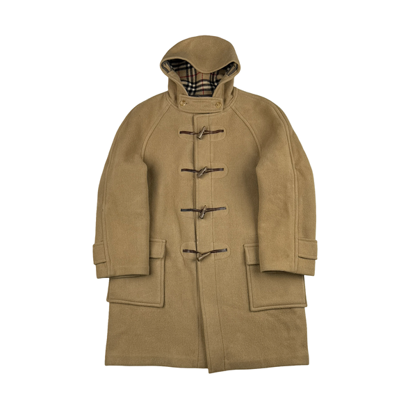 Burberry Lana Wool Duffle Coat - Large