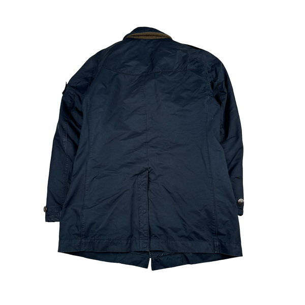 Stone Island 2011 David OVD Quilted Trench Coat - Medium