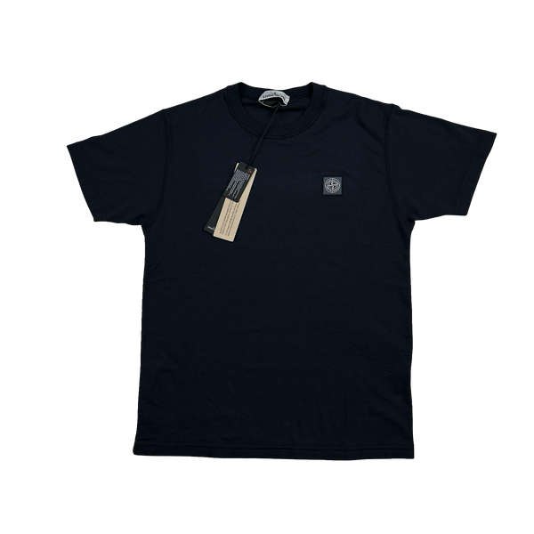 Stone Island 2024 Navy Cotton T-Shirt - Medium