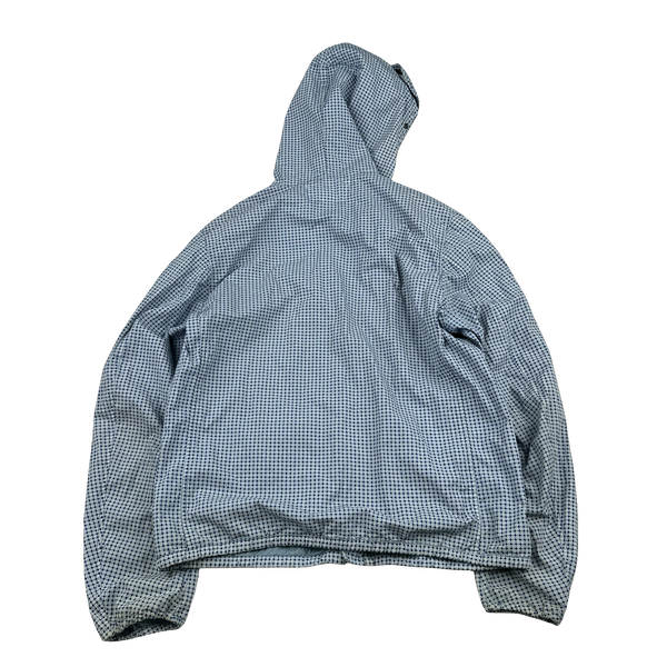 CP Company Blue Diamond Print Goggle Cotton Jacket - XL