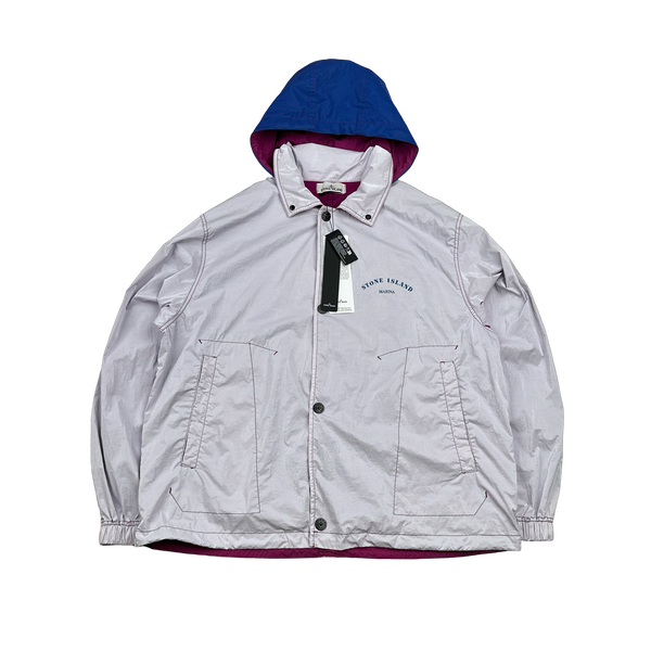 Stone island marina reflective jacket discount