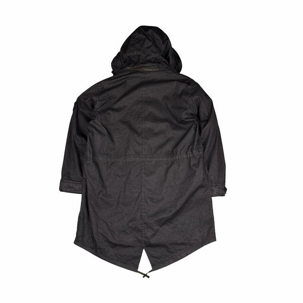 Stone Island 2005 Charcoal Lino Flax Dutch Rope Liner Jacket - XL