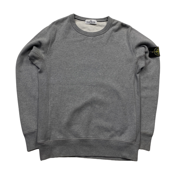 Stone Island 2012 Grey Crewneck Cotton Sweatshirt - Large