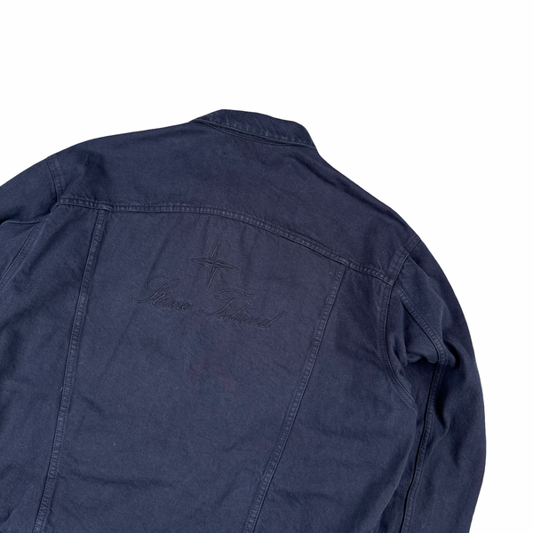 Stone Island x Supreme 2023 Black Bull Denim TC Jacket - Medium