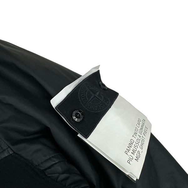 Stone Island 2013 Navy Panno Tinto In Capo Piu Mussola Gommata MGP Ghost Piece Jacket - XXL