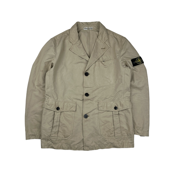 Stone Island 2010 Tan David TC Blazer Jacket - XL
