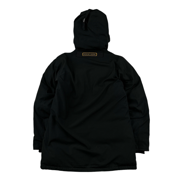 Canada Goose Black Premium Down Filled Langford Parka Jacket - Medium