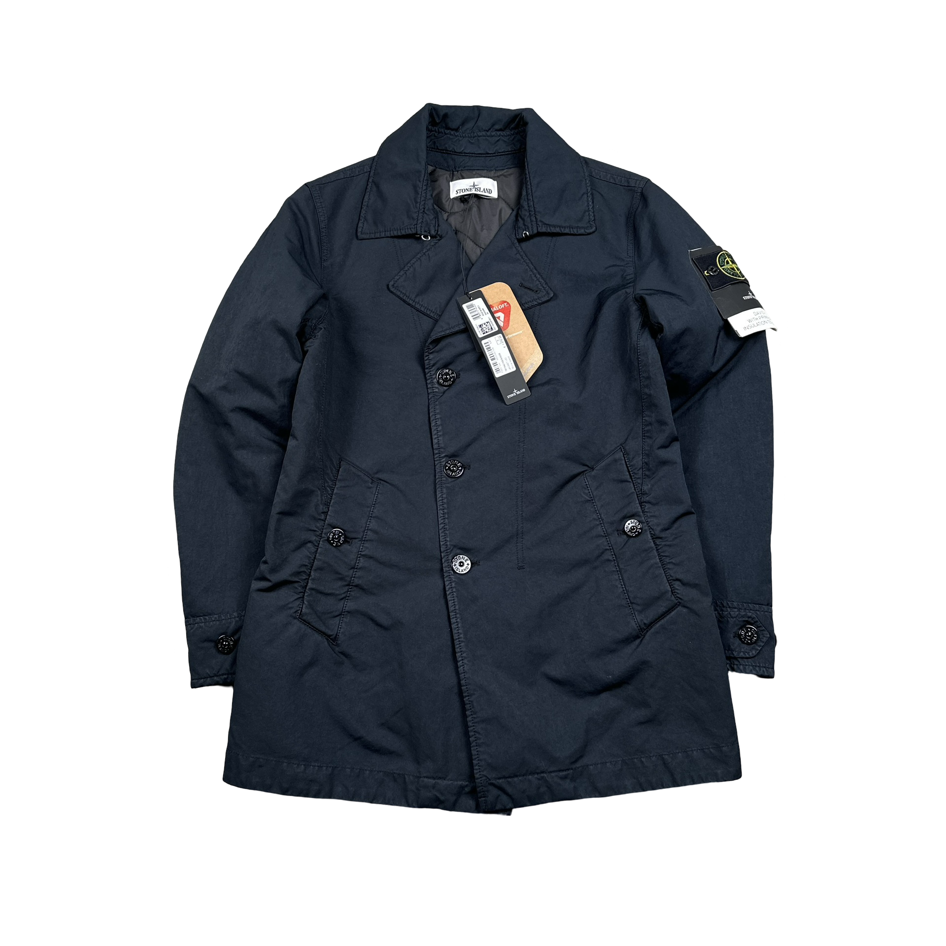 Stone Island Primaloft Lined David TC Trench Coat - Small – Mat