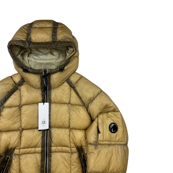 CP Company Beige D D Shell Puffer Jacket - Large & XL