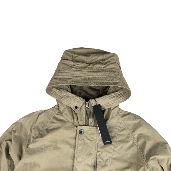 Stone Island Oil David TC Fishtail Lightweight Parka Jacket - XL