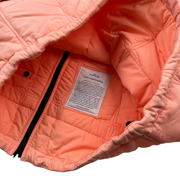 Stone Island Pink 2022 Capo Campionario Primaloft Puffer - Large