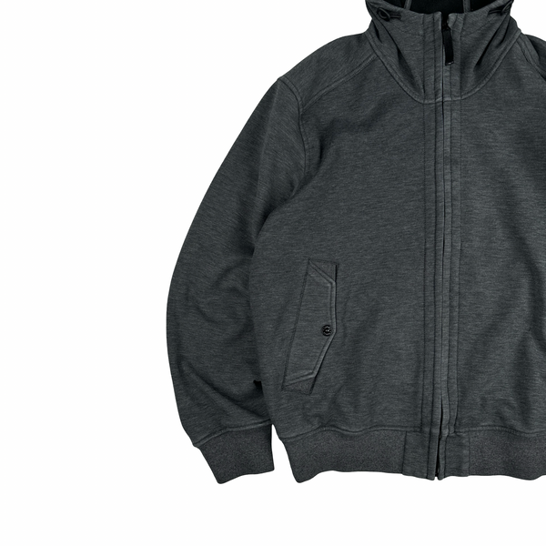 Stone Island 2014 Dark Grey Hooded Soft Shell - Large
