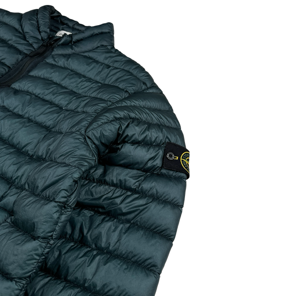 Stone Island 2013 Dark Green Garment Dyed Down Puffer Jacket - XXL