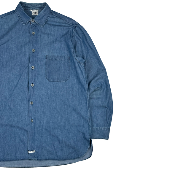 CP Company Vintage Button Down Cotton Long sleeve Shirt - Large