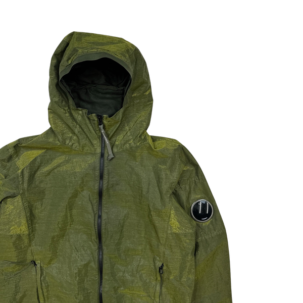 CP Company Green Prismatic Prism Hooded Jacket - Large