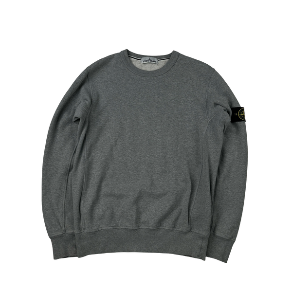 Stone Island 2014 Cotton Grey Crewneck Jumper - Large