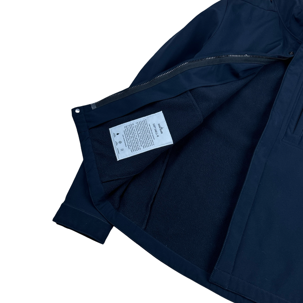 Stone Island 2016 Navy Fleece Lined Soft Shell R Jacket - Medium