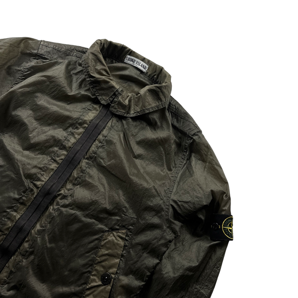 Stone Island 2006 Khaki Paul Harvey Lightweight Nylon Jacket - Large