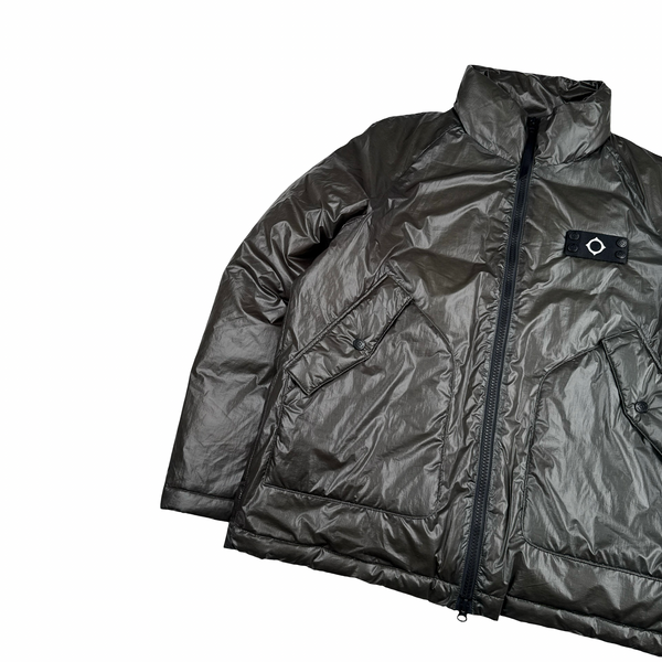 Ma Strum Grey Heat Reactive Ice Puffer Jacket - Medium