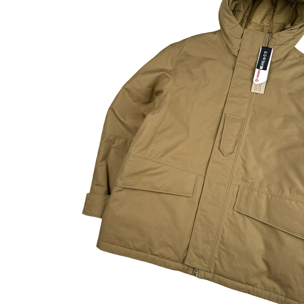 Stone Island 2023 Brown O Ventile Primaloft Ghost Piece Jacket - Large - XL