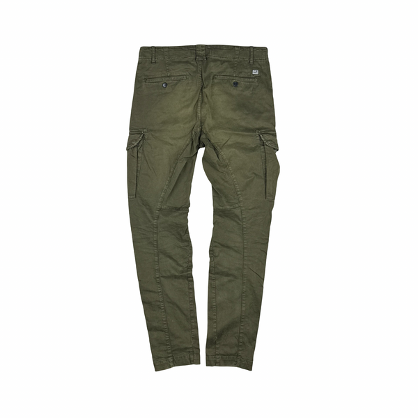 CP Company Khaki Ergonomic Fit Cargo Trousers - 30”