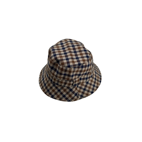 Aquascutum Reversable Vintage Classic Nova Checked Bucket Hat