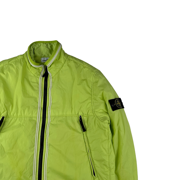 Stone Island 2019 Green Crinkle Reps Padded Jacket - XL