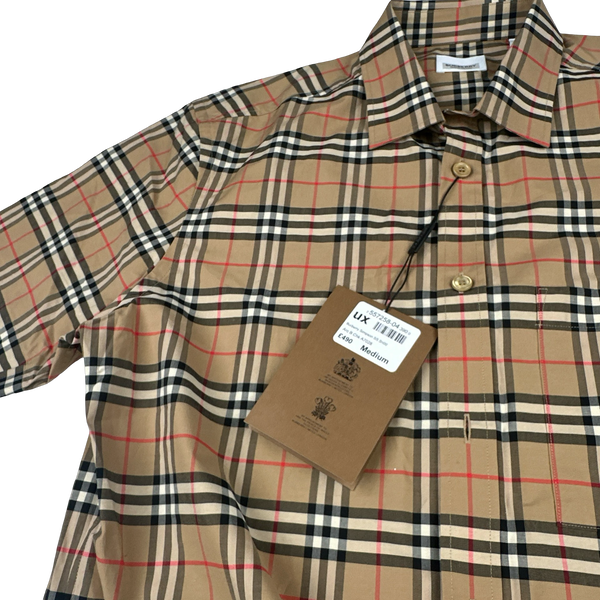 Burberry Nova Check Button Up Shirt - Medium