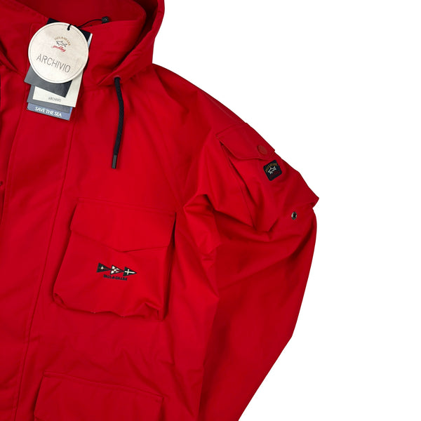 Paul & Shark Field Archive 1989 Red 2000 Save The Sea Jacket - Large
