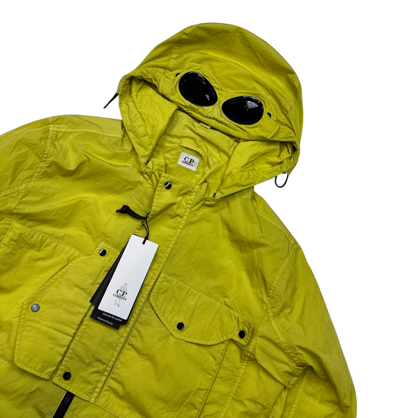 CP Company Yellow Chrome Goggle Jacket - Large