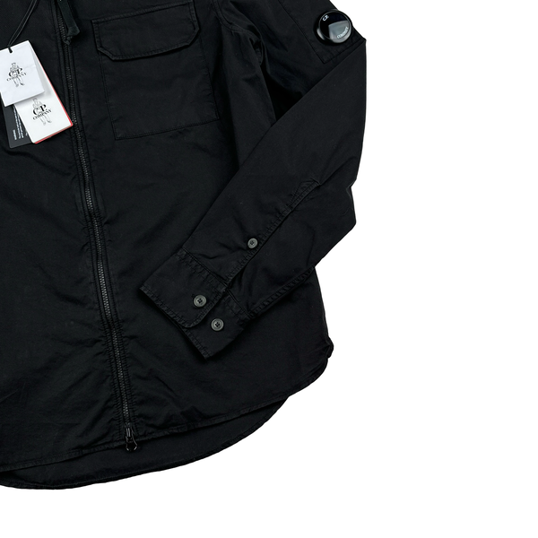 CP Company Black Cotton Overshirt - XS