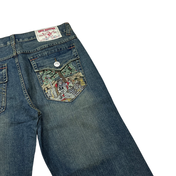 True Religion Rare Deadstock Joey Baggy Fit Jeans - 40"