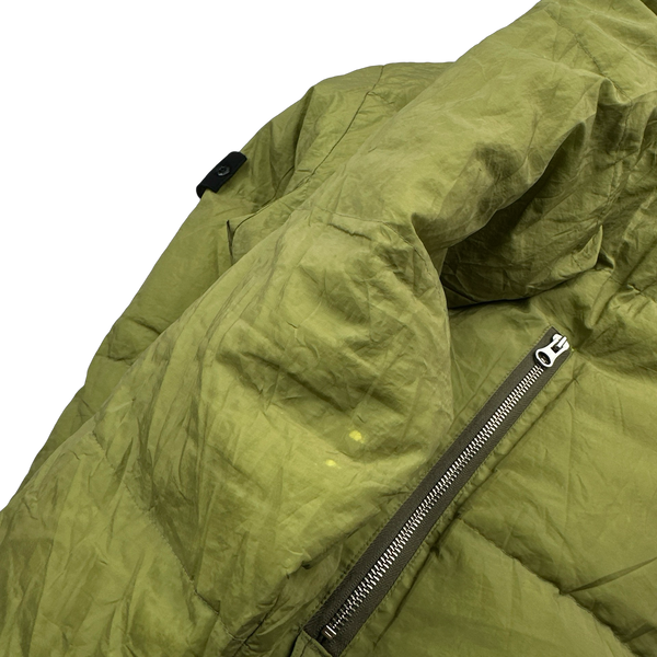 Stone Island AW2000 Hooded Green Pure Metal Shell - XL