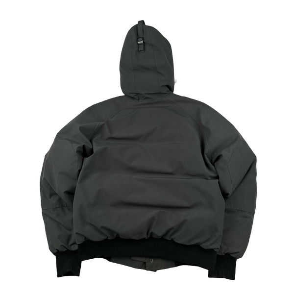 Canada Goose Charcoal Chilliwack Coyote Fur Hood Puffer - Medium