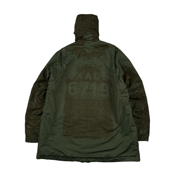 Stone Island 2017 David TC Shadow Project Khaki Graphic Print Jacket - Large